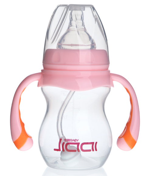佳愛(ài)易握弧身PP奶瓶(寬口徑)180ml