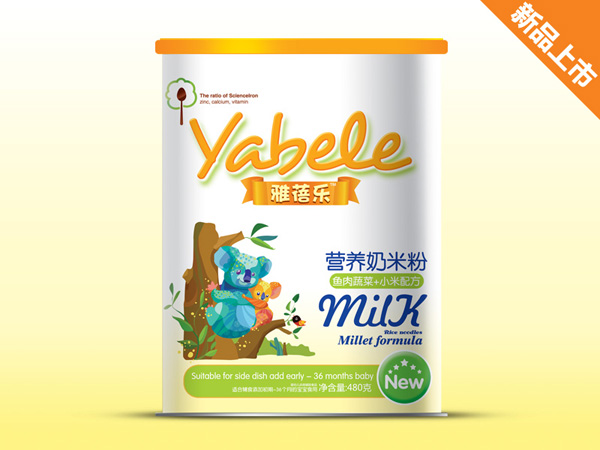 雅蓓樂(lè)魚(yú)肉蔬菜+小米配方營(yíng)養(yǎng)奶米粉