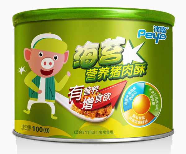 沛悠海苔營養(yǎng)豬肉酥