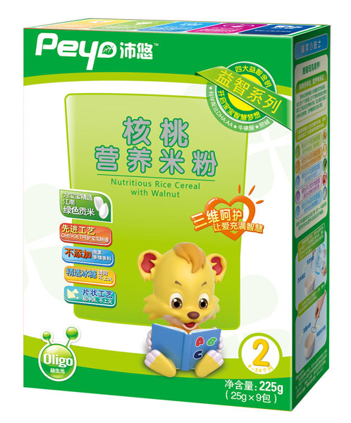 沛悠核桃益智營養(yǎng)米粉