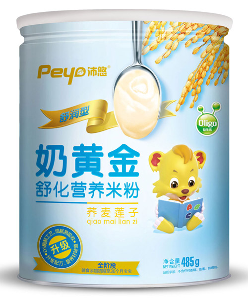 沛悠奶黃金蕎麥蓮子舒化米粉