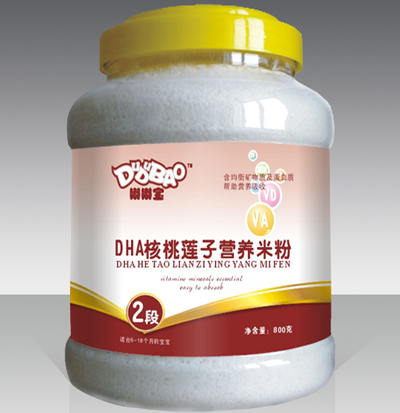 嘟嘟寶DHA核桃蓮子營(yíng)養(yǎng)米粉