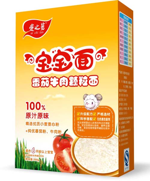 愛之藍(lán)番茄牛肉顆粒面