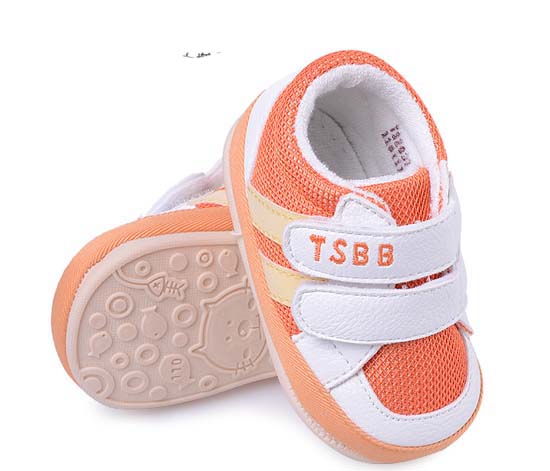 天使之嬰網(wǎng)布+透氣PU橙色