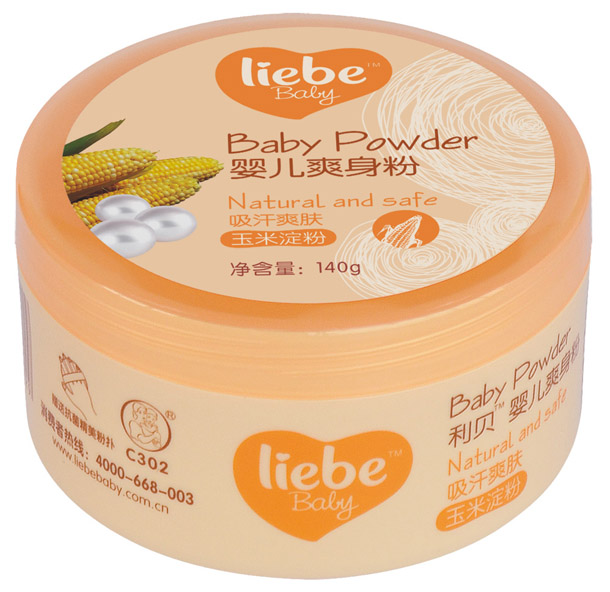 利貝嬰兒爽身粉140g