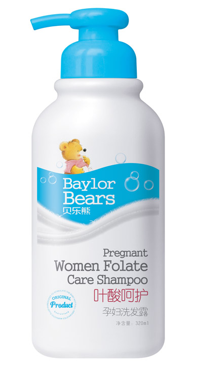 貝樂熊葉酸呵護(hù)孕婦洗發(fā)露320ML
