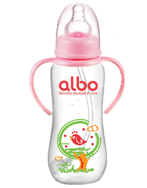 愛(ài)樂(lè)寶標(biāo)口PP自動(dòng)奶瓶270ml粉色