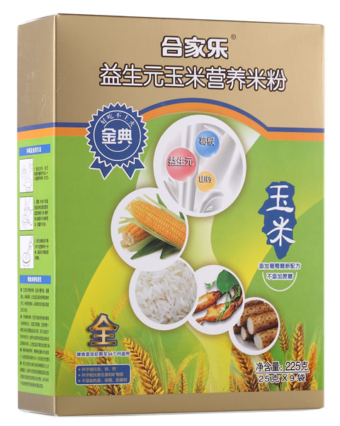 合家樂(lè)金典益生元玉米米粉全段盒裝