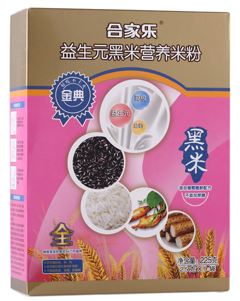 合家樂金典益生元黑米米粉全段盒裝