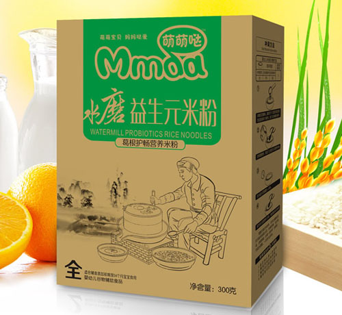 萌萌噠300克盒裝葛根護(hù)暢水磨米粉