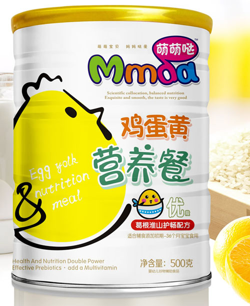 萌萌噠500克鐵聽葛根淮山護(hù)暢雞蛋黃營養(yǎng)餐