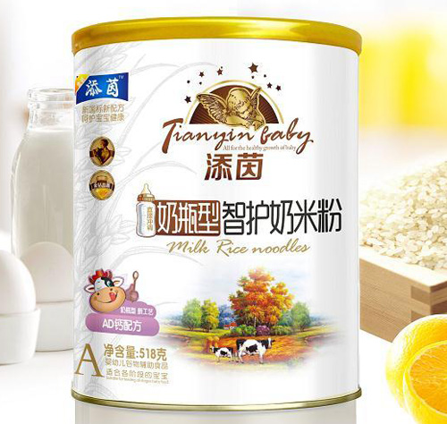 添茵AD鈣配方奶瓶型智護奶米粉