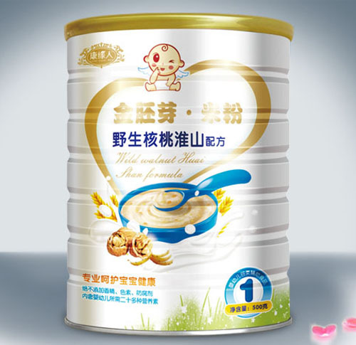 康緣人野生核桃淮山配方金胚芽米粉1段
