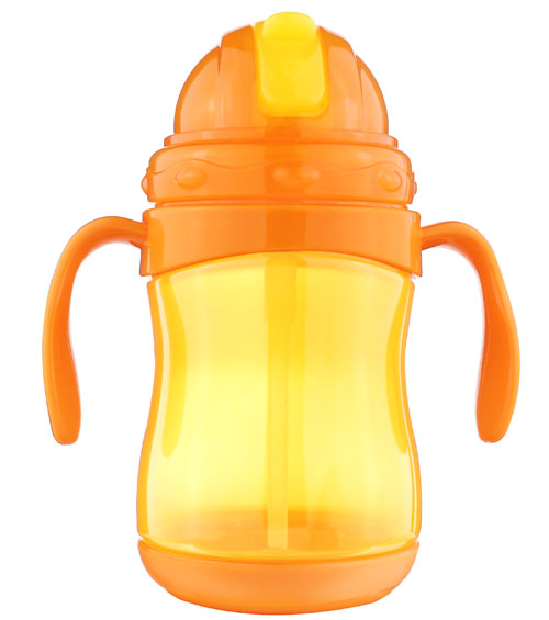 噯唯企鵝型學(xué)飲杯橙色