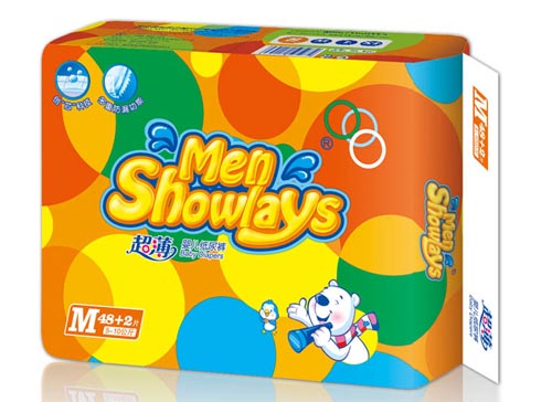 Menshowlays超薄嬰兒紙尿褲M碼