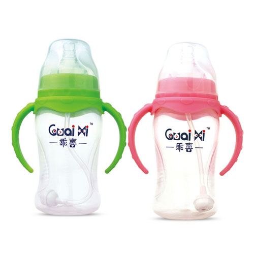 寬口弧形PP有耳自動(dòng)保鮮奶瓶240ML G0062