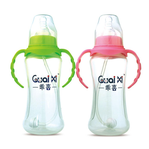 標(biāo)口弧形有耳自動保鮮奶瓶300mlG0060