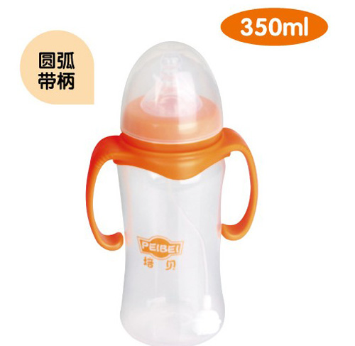 培貝圓弧帶柄標(biāo)口徑自動奶瓶350ml