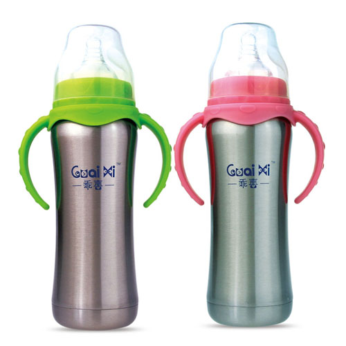 復(fù)件 乖喜寬口徑有耳自動(dòng)保溫奶瓶220ML G3049