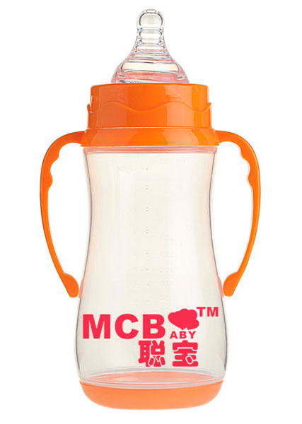 聰寶雙柄易把握多功能硅膠奶瓶