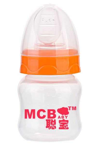 聰寶標口弧形硅膠奶瓶