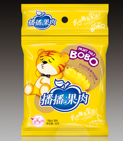 播播果肉菠蘿果肉5連包單獨(dú)包裝