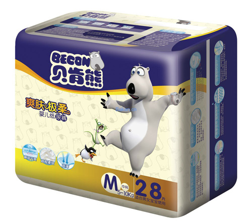 貝肯熊爽膚極柔紙尿褲M碼