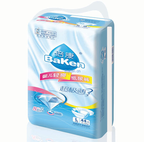 倍康超極薄嬰兒輕爽紙尿褲L碼(大包裝)