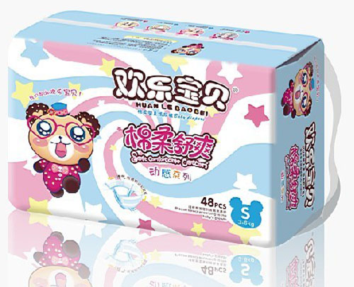 歡樂(lè)寶貝動(dòng)感系列紙尿褲S碼