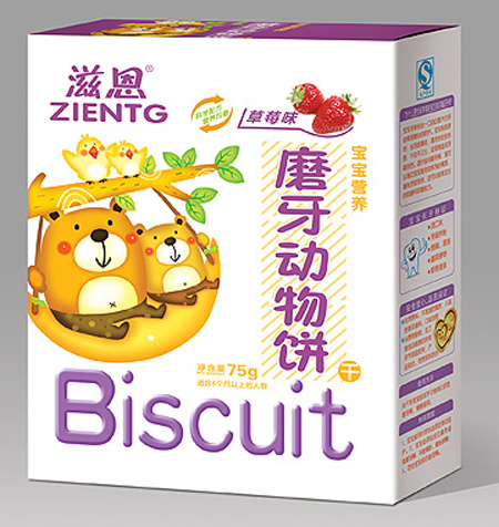 滋恩磨牙動物餅草莓味