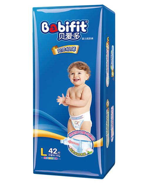 貝愛多超柔極薄紙尿褲L碼42片大包裝