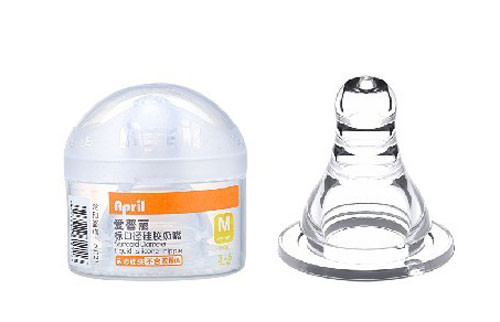 愛普麗標(biāo)口徑硅膠奶嘴M碼