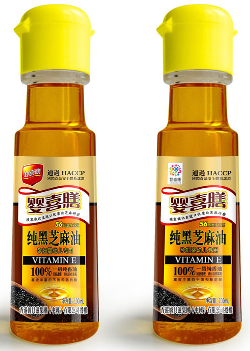 嬰喜膳純黑芝麻油孕婦嬰幼兒專用100ml