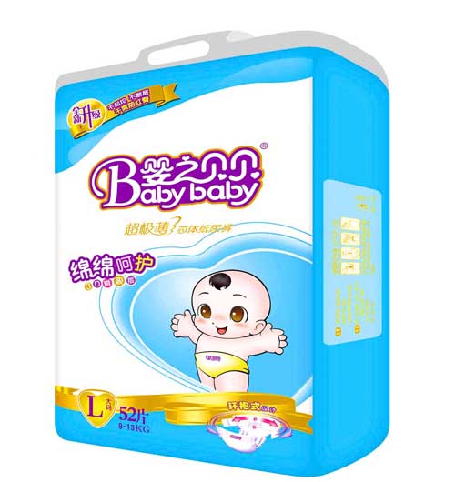 嬰之貝貝超極薄尿褲大號52片