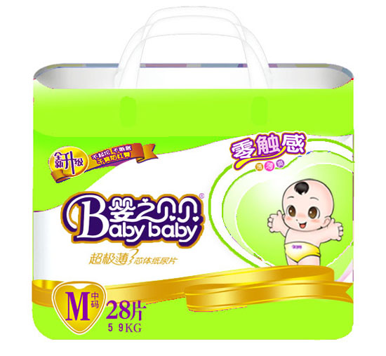 嬰之貝貝超極薄尿褲中號28片