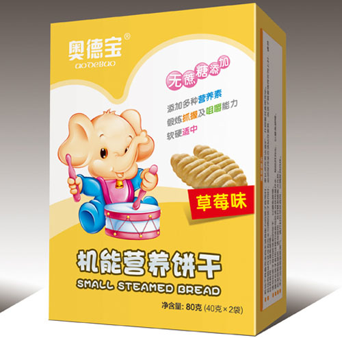 奧德寶草莓味機(jī)能營養(yǎng)餅干