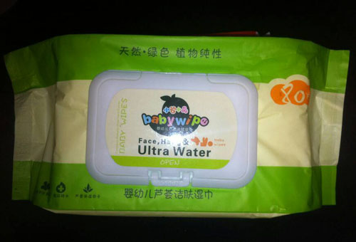 小谷小晶嬰幼兒蘆薈潔膚濕巾80片
