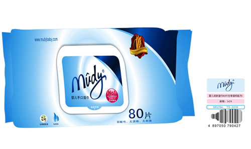 麥地嬰兒潤(rùn)膚濕巾80片(甘草溫和配方)