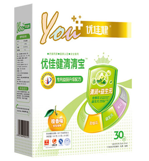優(yōu)佳健清潤+益生元清清寶