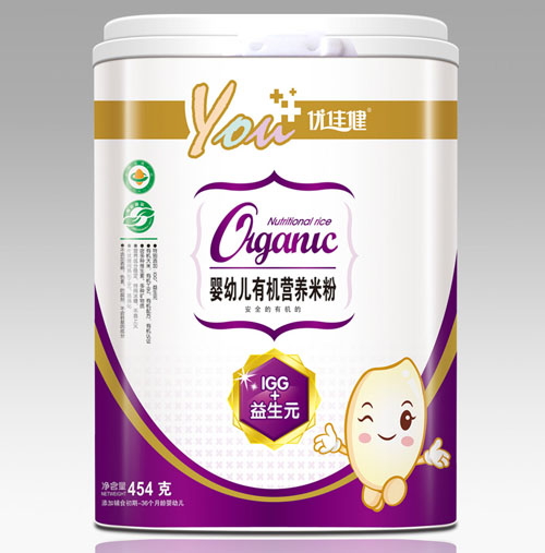 優(yōu)佳健IGG+益生元嬰幼兒有機營養(yǎng)米粉