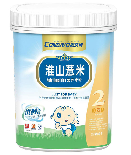 聰貝優(yōu)淮山薏米營(yíng)養(yǎng)米粉2段聽(tīng)裝