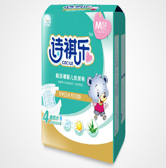 詩祺樂超級薄嬰兒紙尿褲(大包)M碼