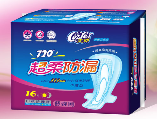 爽期超柔防漏舒爽網衛(wèi)生巾