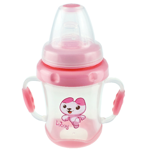 樂(lè)蓓嬰幼兒學(xué)飲杯6921粉色