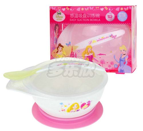 迪士尼寶寶感溫訓(xùn)練吸盤(pán)訓(xùn)練碗
