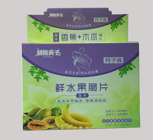 胡桃?jiàn)A子鮮水果脆片月子裝