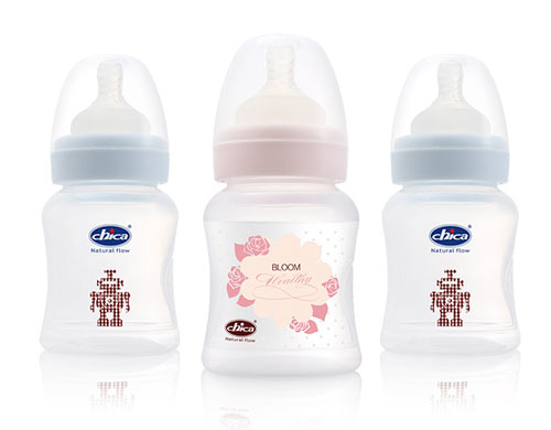 積高寬口徑真乳實(shí)感PP奶瓶180ml無手柄