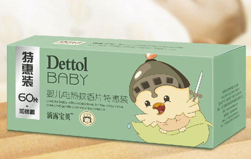 滴露寶貝嬰兒電熱蚊香片特惠裝60片+1個加熱器