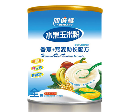 加倍棒香蕉燕麥助長(zhǎng)水果玉米粉全段