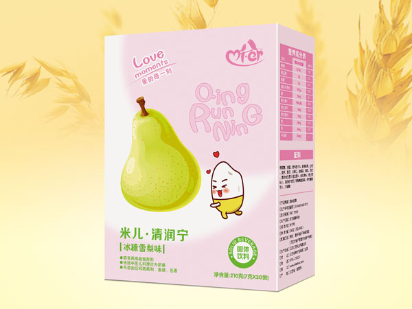 米兒冰糖雪梨味清潤寧盒裝